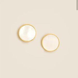 J. Crew Mother-of-pearl stud earrings brand new